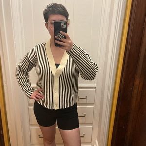 Striped cardigan
